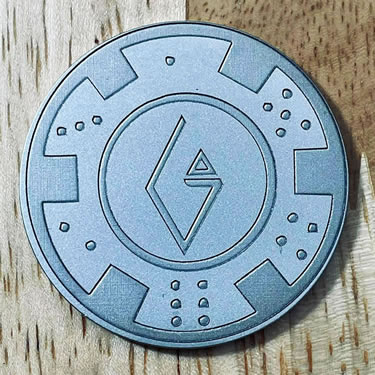 ARGOLF Poker Chip Ball Marker